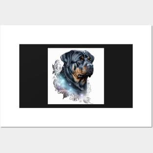 Glamorous Rottweiler Posters and Art